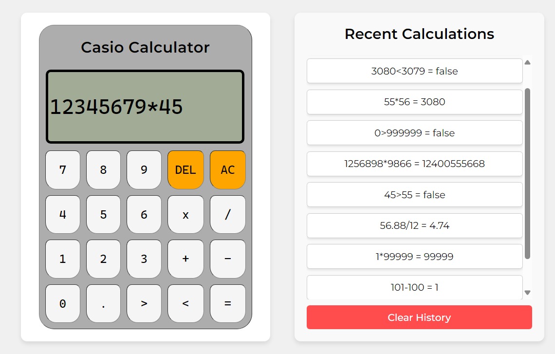 Casio Calculator